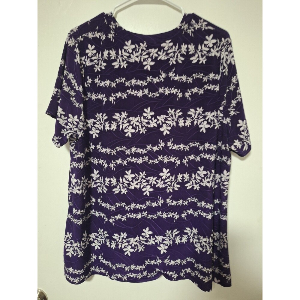 Croft &‎ Barrow Purple Blouse Size 1X - Picture 6 of 6